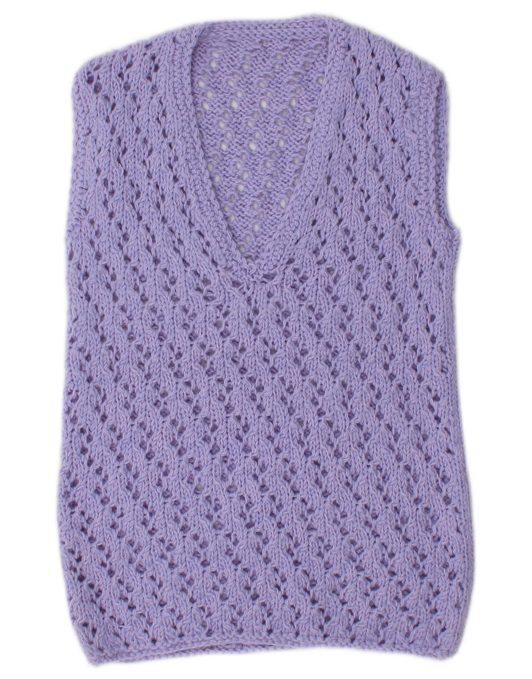 Vintage Womens Vest Tank Top UK 12 Medium Purple