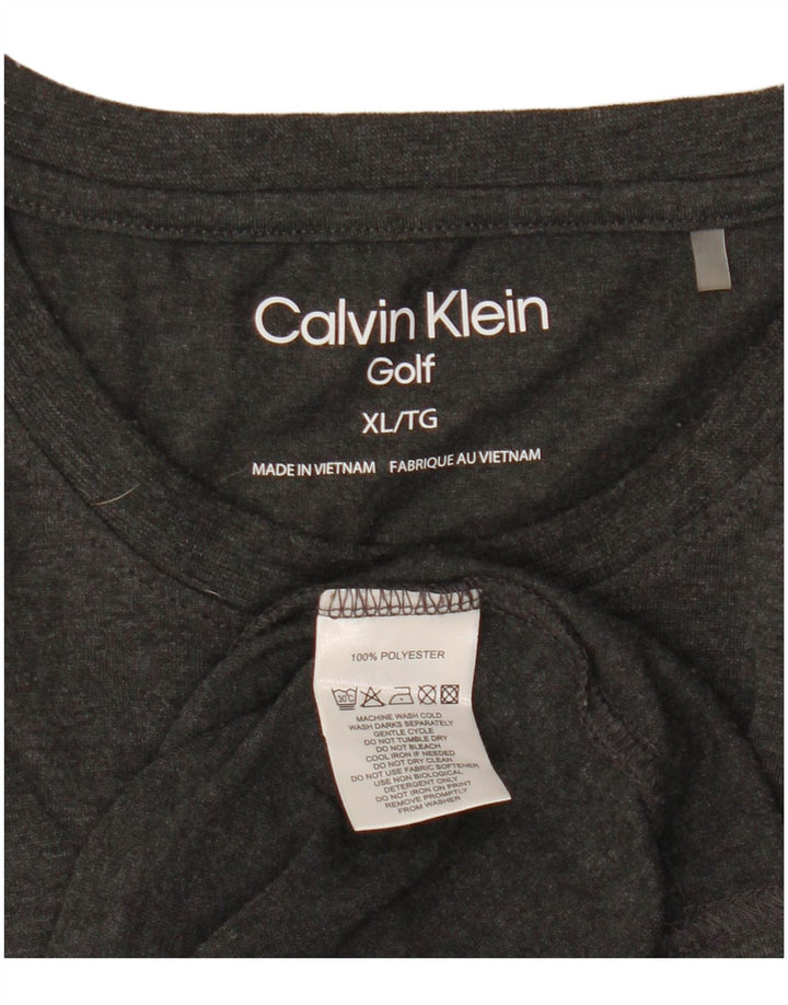 Tricou Calvin Klein pentru bărbați Top XL poliester gri
