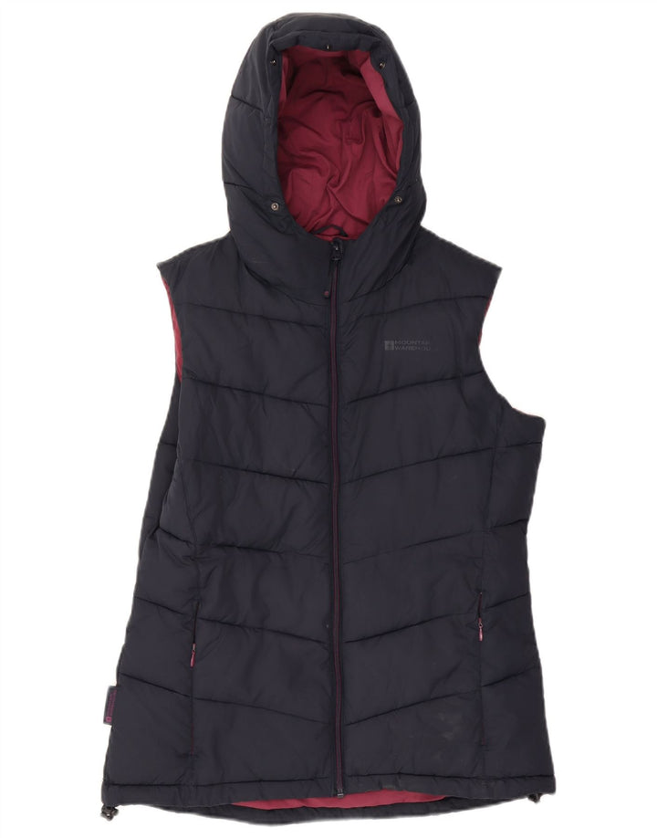 Gilet căptușit pentru femei Mountain Warehouse UK 12 Medium Bleumarin Poliester