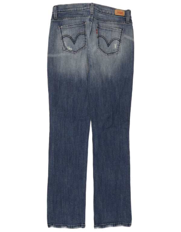 Blugi drepti 504 Super Low pentru femei Levi's US 7 Medium W29 L31 Bumbac albastru