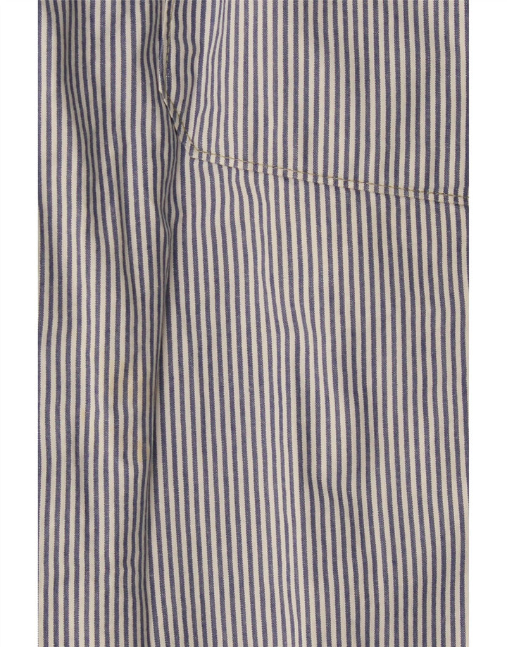 MURPHY & NYE Pantaloni chino Sailmakers pentru bărbați L36 L32 Blue Pinstripe