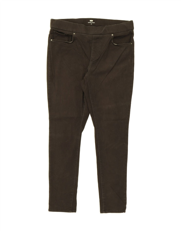 LEVI'S Womens Legging Casual Trousers W32 L30 Black Cotton Vintage Levi's and Second-Hand Levi's from Messina Hembry 