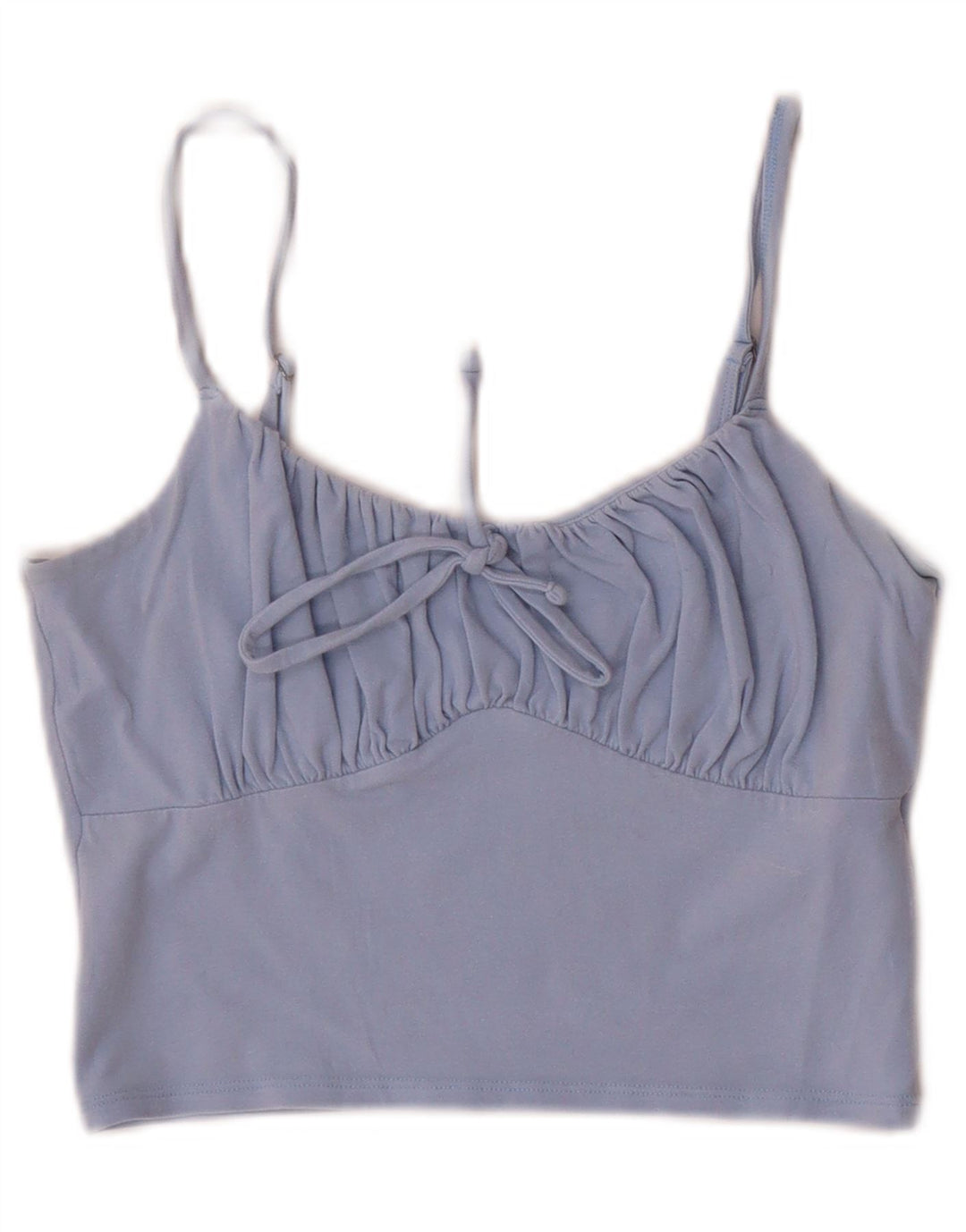 Hollister Crop Cami Top pentru femei UK 12 Medium Blue