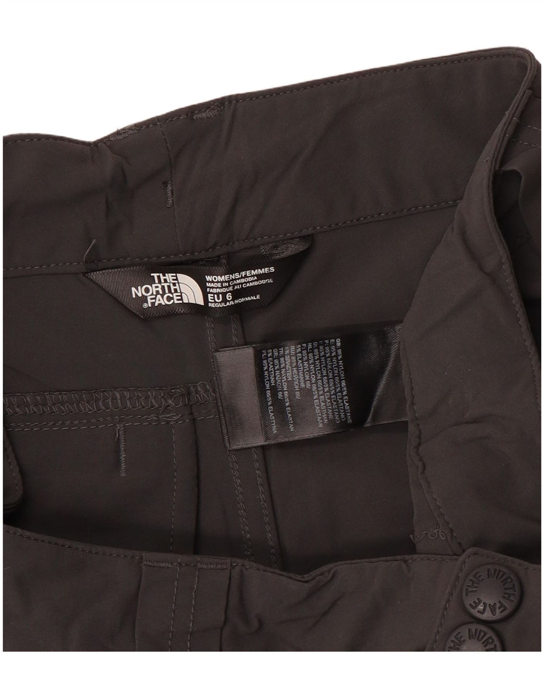 Pantaloni drepți de drumeție pentru femei The North Face US 6 Medium W30 L32 gri
