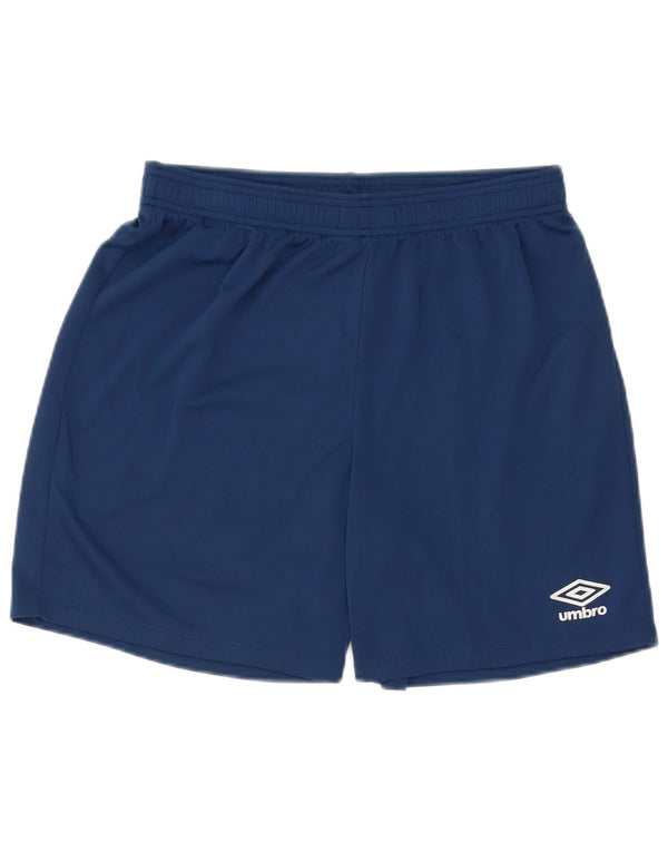 Pantaloni scurti sport Umbro pentru femei UK 12 Medium Bleumarin Poliester