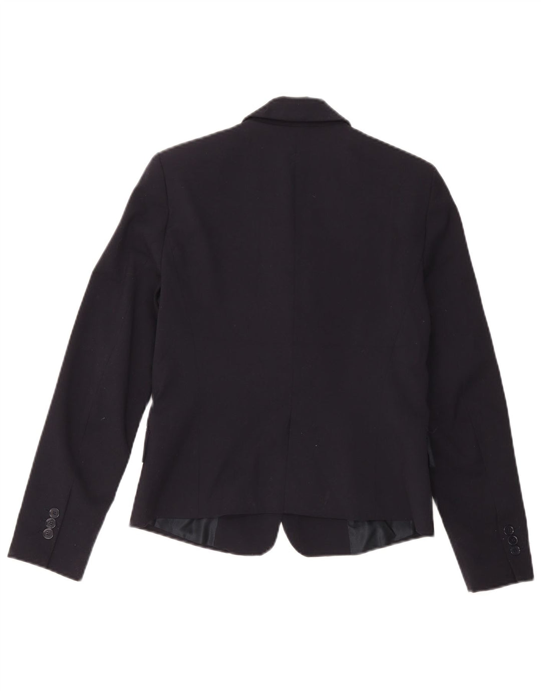 Blazer pentru femei Zara, cu 1 nasture, UK 12 Poliester mediu albastru bleumarin