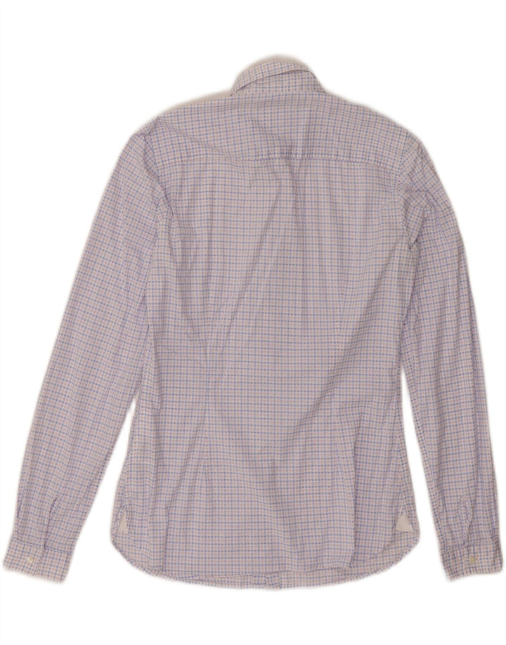 TOMMY HILFIGER Cămașă pentru femei US 4 Small Blue Houndstooth Bumbac
