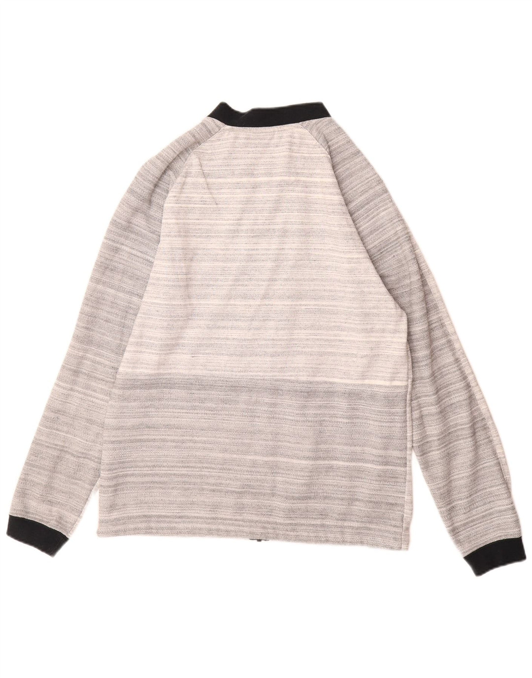 Jachetă de trening pentru bărbați NIKE, bumbac cu dungi, gri mediu