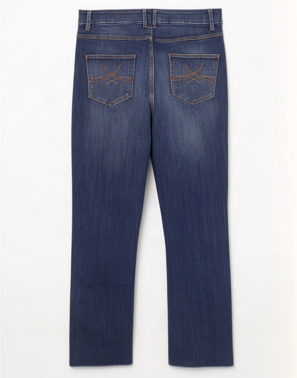 Blugi Bootcut pentru femei Marks & Spencer UK 12 Medium L30 L26 Bumbac albastru