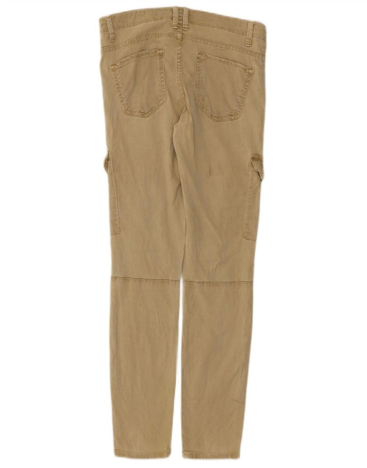 Pantaloni cargo slim pentru femei Zara EU 38 Mici L28 L28 Bej