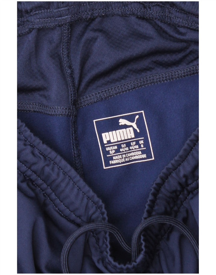 Pantaloni de trening Puma pentru bărbați, poliester, albastru mic