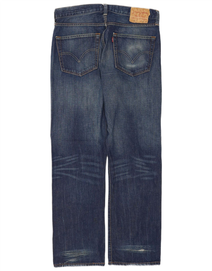 Blugi Levi's 501 Straight pentru bărbați W34 L32 Bumbac albastru