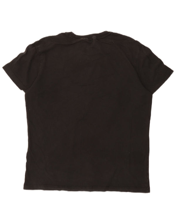 Tricou grafic pentru bărbați Calvin Klein Jeans Top XL Negru Bumbac Clasic