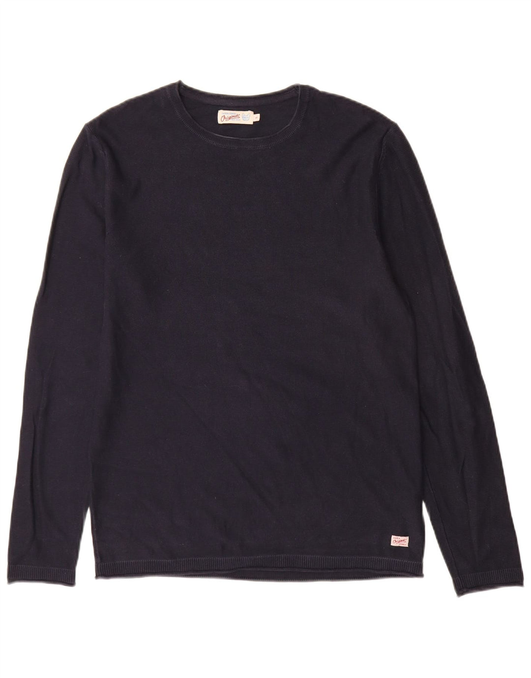 Pulover Jack & Jones pentru bărbați, cu gât crew, mare, bleumarin