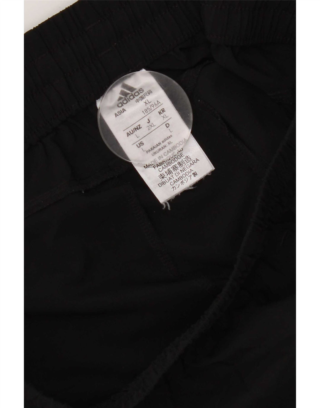 Pantaloni scurți sport grafic pentru bărbați Adidas XL poliester negru