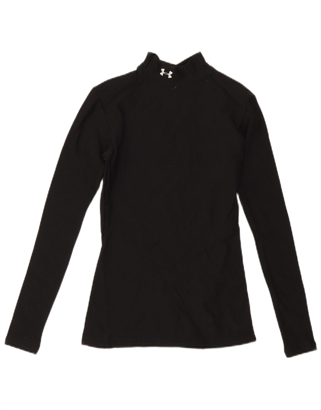 Top pentru femei Under Armour cu mânecă lungă UK 10 Small Black Nylon