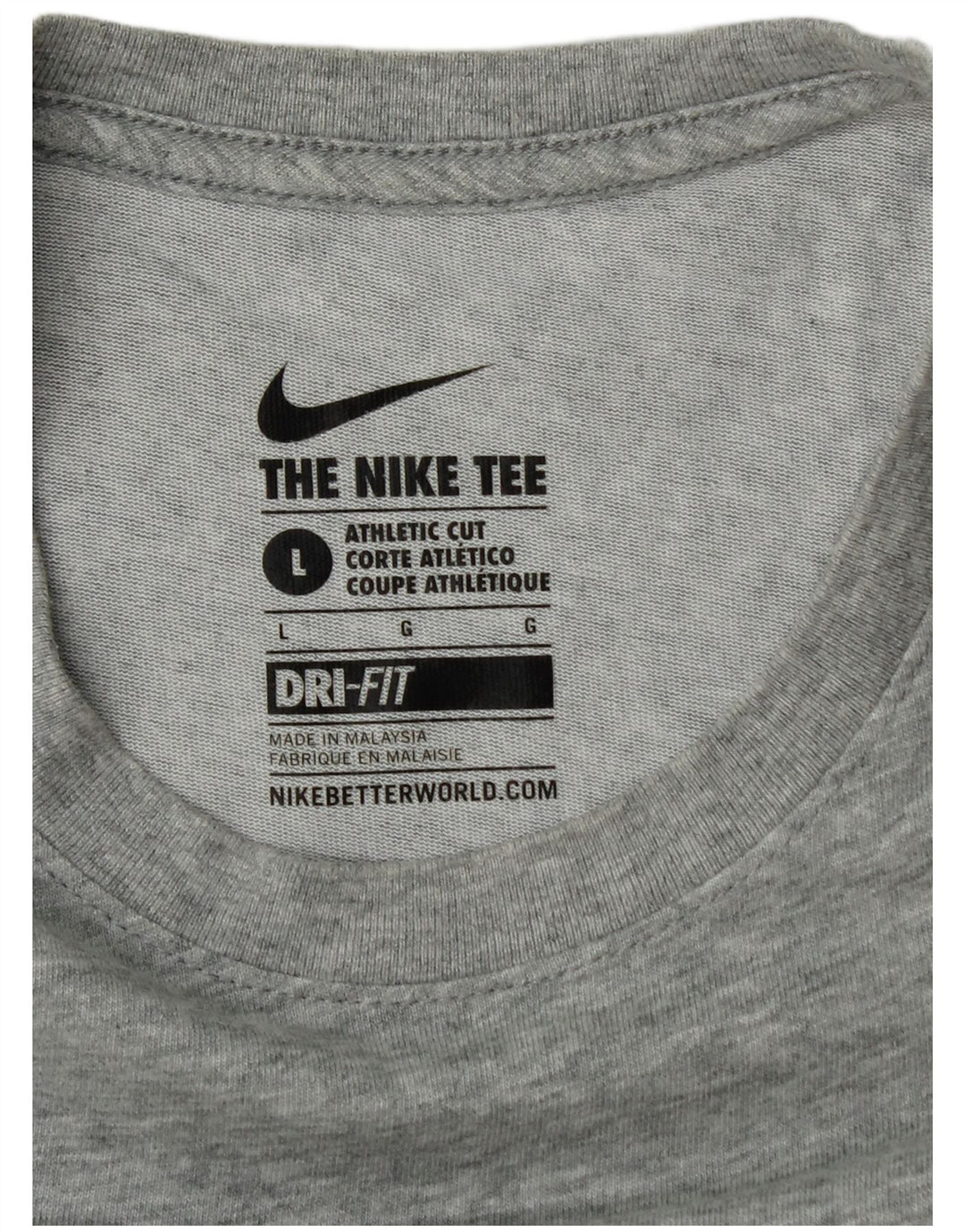 Tricou grafic Nike pentru bărbați Athletic Fit Top mare, gri, pete