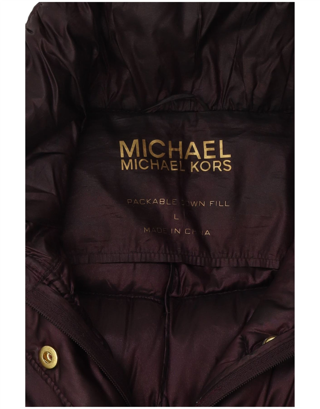 Palton căptușit pentru femei Michael Kors UK 16 mare violet