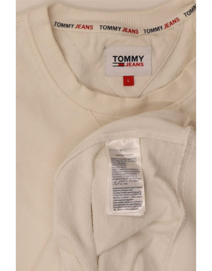 Hanorac pentru bărbați Tommy Hilfiger, cu croiala normală, mare, alb