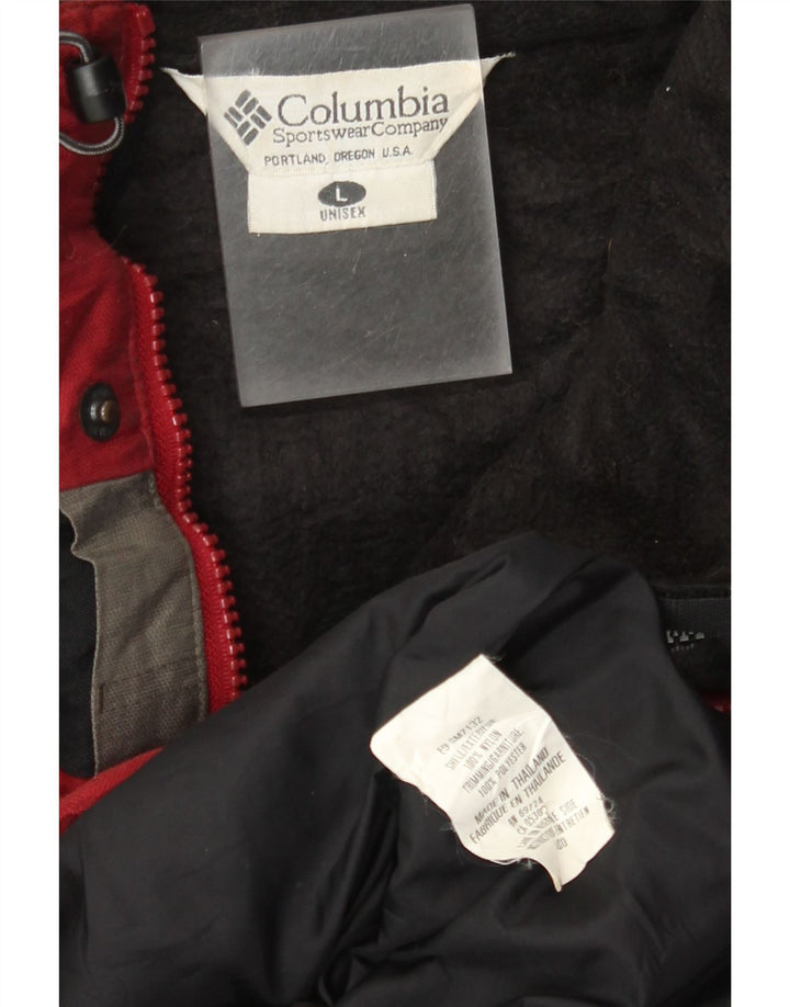 Jachetă Columbia Omni-Tech Windbreaker pentru bărbați UK 40, mare, roșu, color block