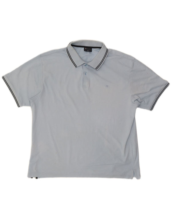 Tricou polo pentru bărbați Champion XL, bumbac albastru