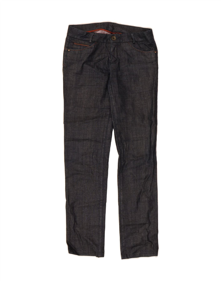 TRUSSARDI Womens Slim Jeans W26 L31 Navy Blue Cotton Vintage Trussardi and Second-Hand Trussardi from Messina Hembry 