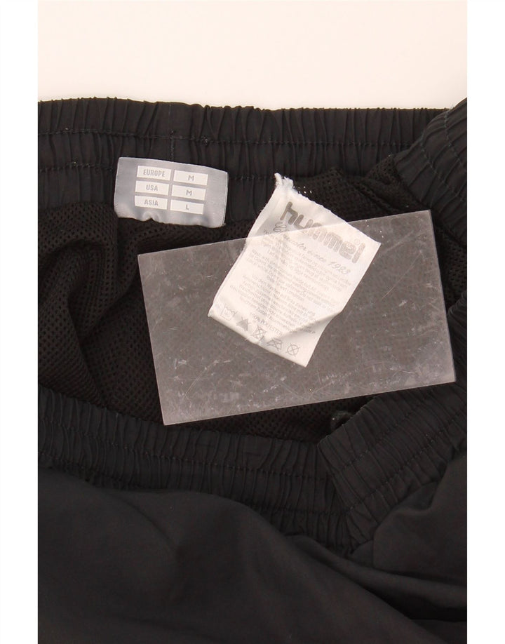HUMMEL Mens Tracksuit Trousers Medium  Black Polyester Vintage Hummel and Second-Hand Hummel from Messina Hembry 