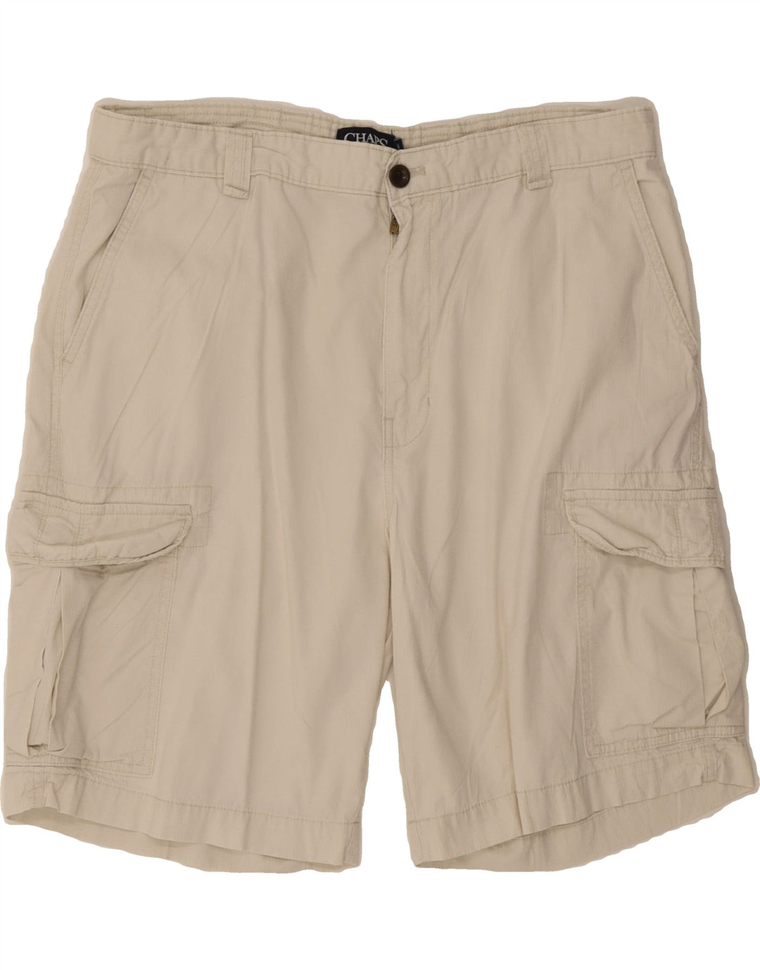 CHAPS Mens Cargo Shorts W36 Large White Cotton Vintage Chaps and Second-Hand Chaps from Messina Hembry 