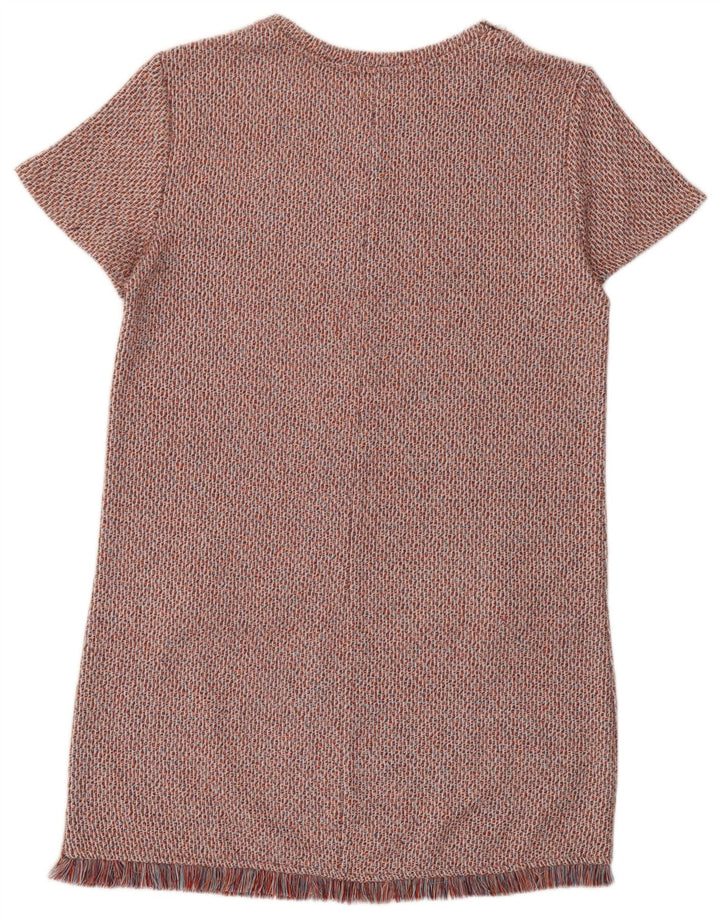 Rochie Schimbată Trafaluc pentru Damă Zara UK 14 Medium Red Flecked