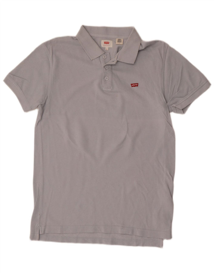Tricou polo Levi's pentru bărbați, bumbac albastru mediu