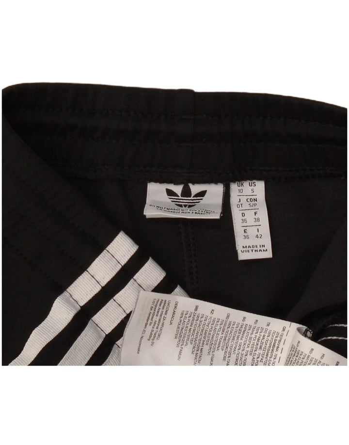 Pantaloni de trening Adidas pentru femei UK 10 Poliester negru mic