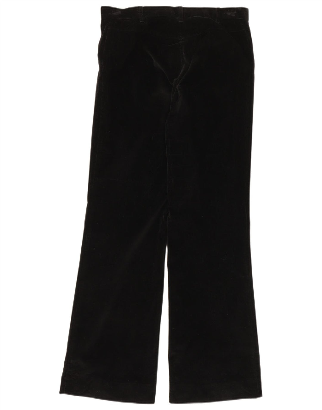 Max Mara Pantaloni de weekend pentru femei Bootcut din velur UK 10 Small W30 L32 Negru