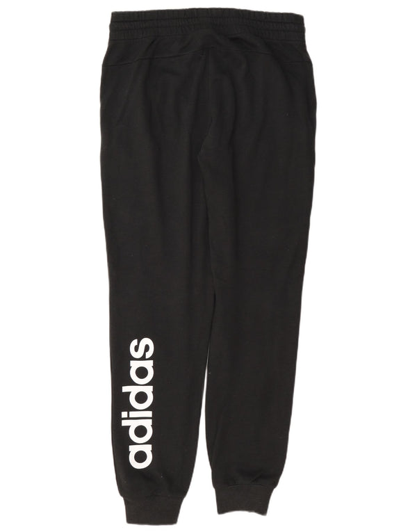 Pantaloni de trening cu grafic pentru femei Adidas Pantaloni de jogging UK 8/10 Bumbac negru mic