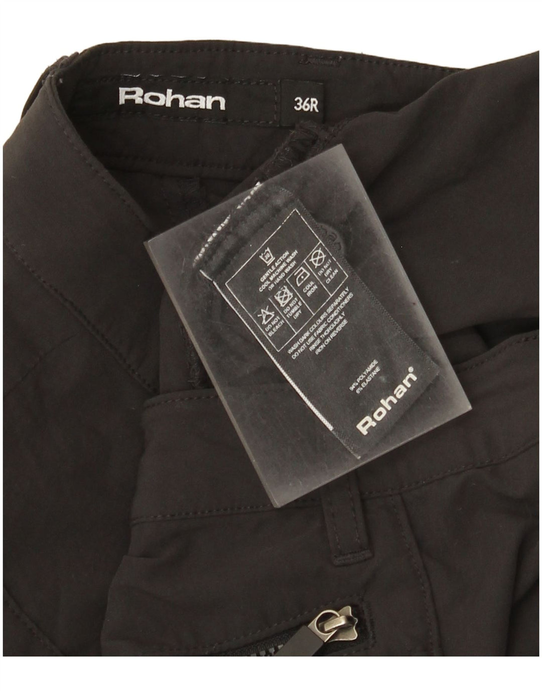Pantaloni cargo drepti pentru femei Rohan W36 L31 poliamidă gri