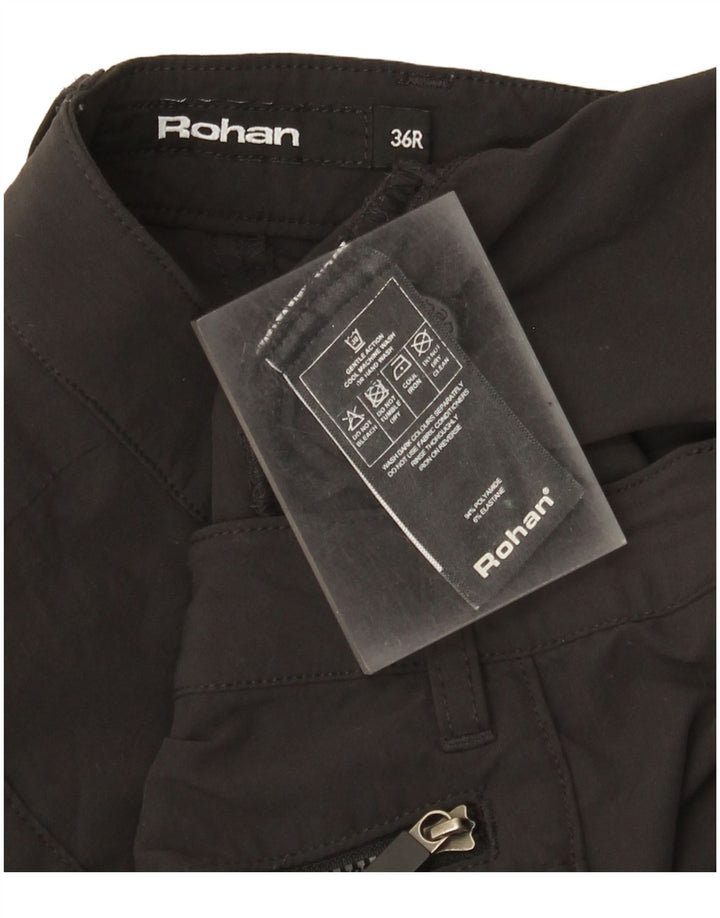 Pantaloni cargo drepti pentru femei Rohan W36 L31 poliamidă gri