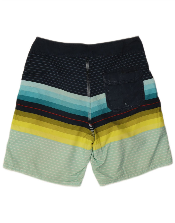 Pantaloni scurți de înot Billabong băieți 15-16 ani poliester cu dungi multicolore