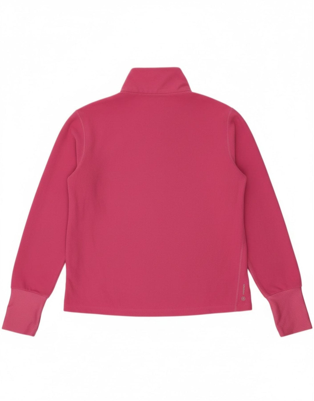 Top de trening Adidas pentru femei, cu fermoar și gât, pentru femei, Marea Britanie 12/14, roz mediu