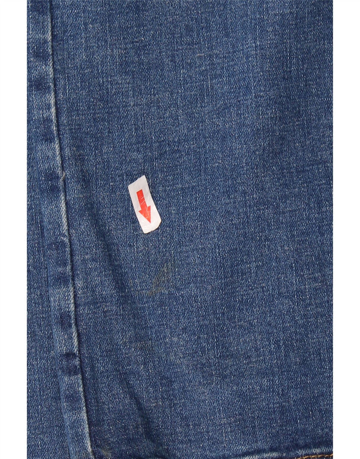 WRANGLER Blugi drepti pentru bărbați W34 L30 Bumbac albastru