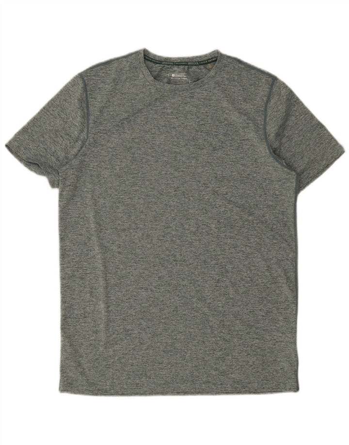 MOUNTAIN WAREHOUSE Tricou pentru bărbați Top mic, verde, poliester cu pete