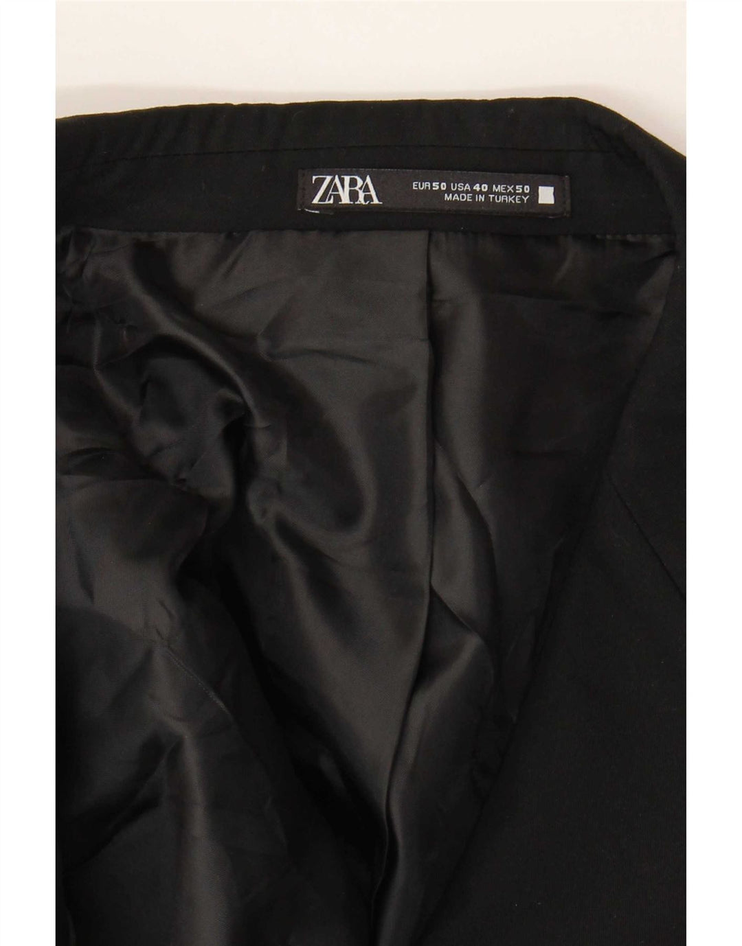 Blazer pentru bărbați Zara cu 2 nasturi EU 50 Medium Negru