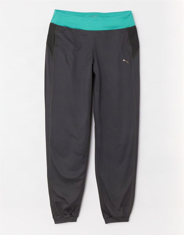Pantaloni de trening Puma pentru femei Joggeri UK 12 Medium Gri Colorblock