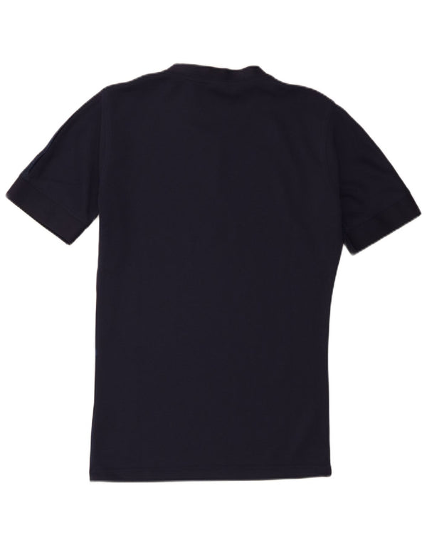 Adidas Mens New Zealand Graphic T-Shirt Top Small Navy Blue Colourblock