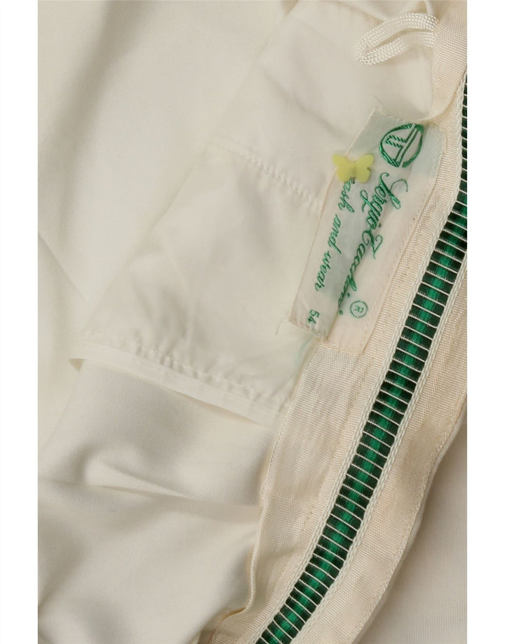 SERGIO TACCHINI Mens Chino Shorts IT 54 2XL White Vintage Sergio Tacchini and Second-Hand Sergio Tacchini from Messina Hembry 