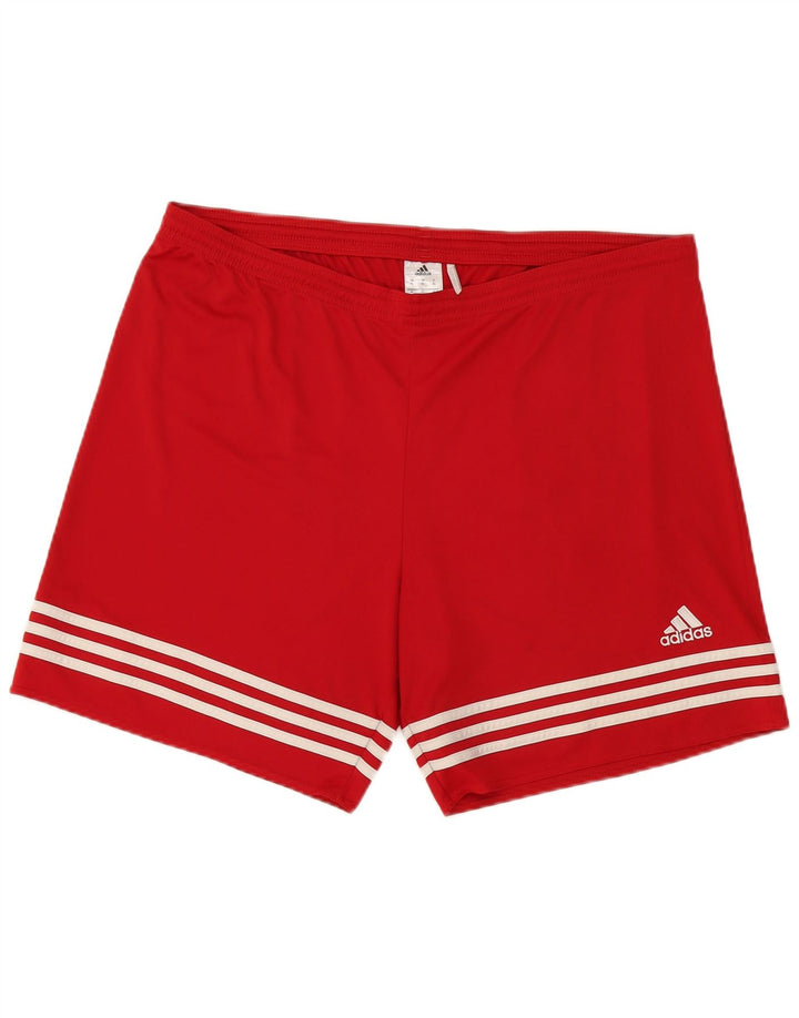 Pantaloni scurți sport pentru bărbați Adidas Climalite XL poliester roșu
