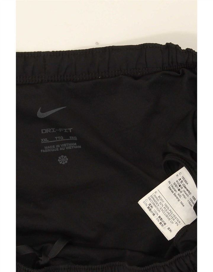 Pantaloni scurți sport Nike Dri Fit pentru bărbați 2XL, poliester negru