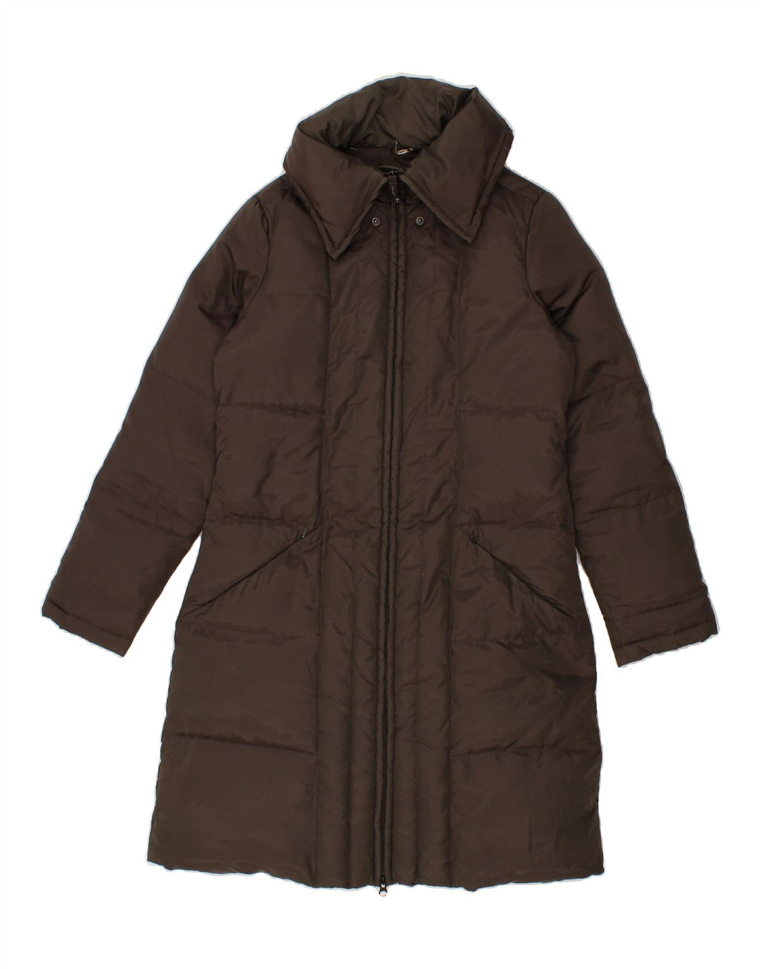 GAS Womens Padded Coat IT 42 Medium Green Vintage Gas and Second-Hand Gas from Messina Hembry 