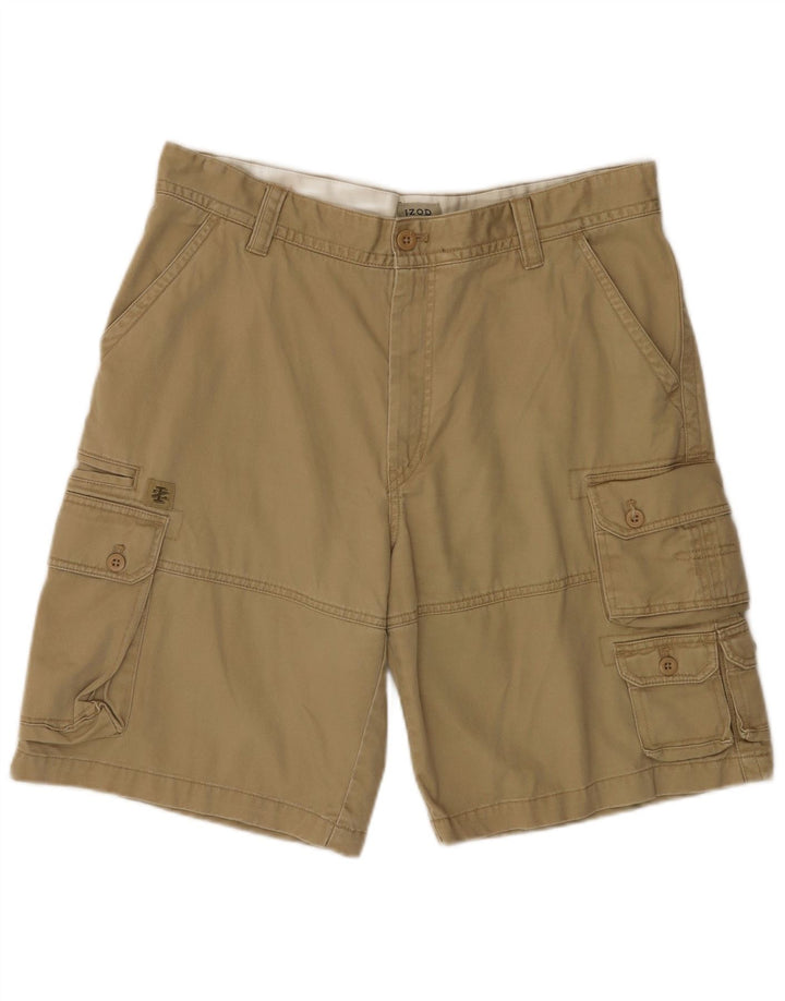 Pantaloni scurți cargo pentru bărbați IZOD W36 mare, bej, bumbac