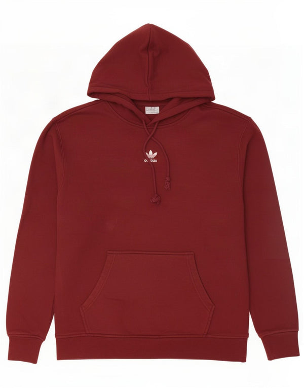 Pulover Adidas pentru femei UK 12 Bumbac Burgundy mediu