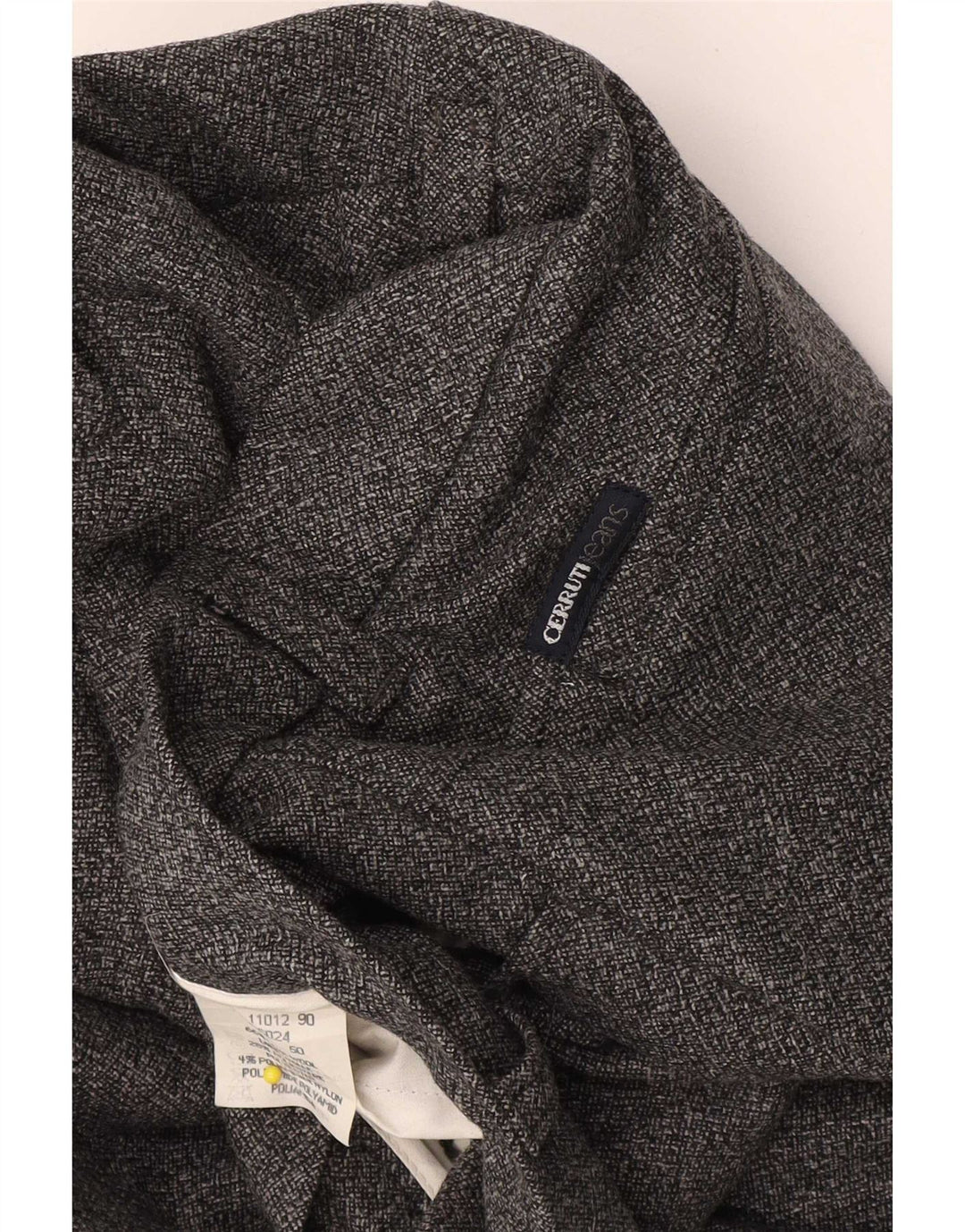 Cerruti Pantaloni Drepți Femei L32 L32 Lână Gri