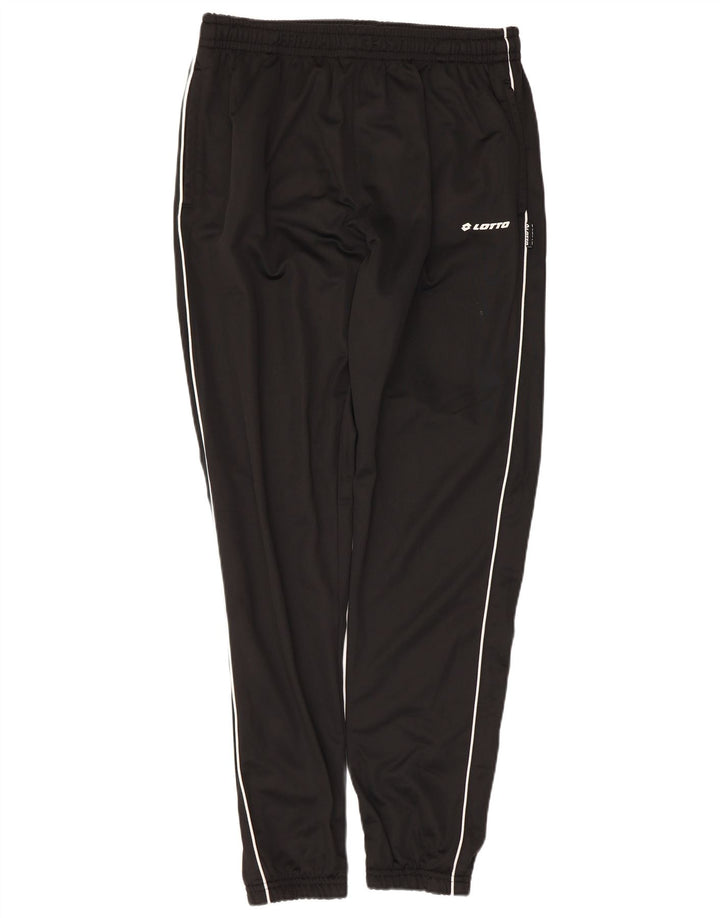 Pantaloni de trening pentru bărbați Lotto Pantaloni de jogging Mari Poliester negru